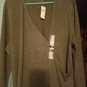 Gap Factory Cross Front Shirt